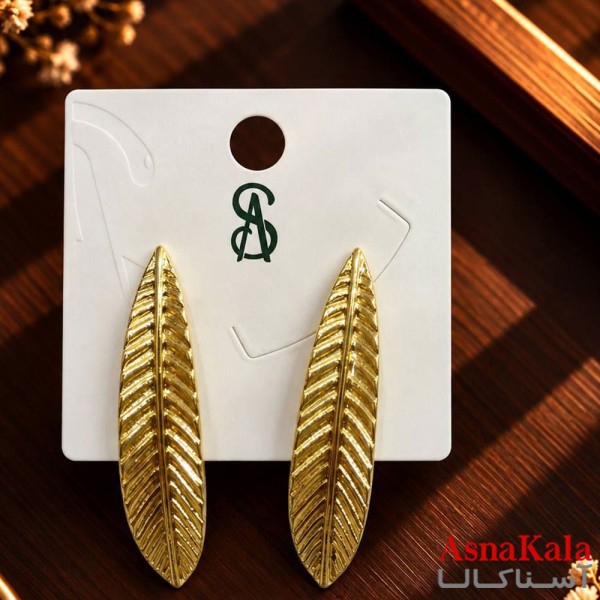گوشواره فانتزی مدرن میخ نقره برند اس آدخترانه  کد GSH15121910W