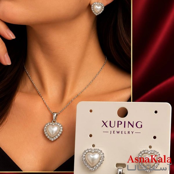 نیمست ژوپینگ زنانه مدل قلب ومروارید کد NIM141370W