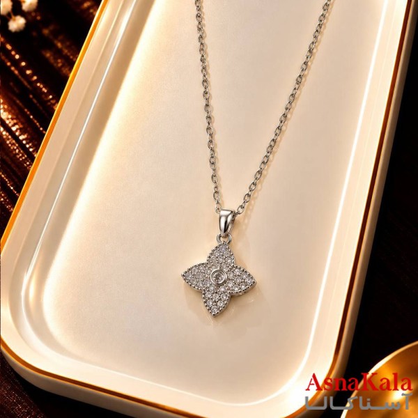گردنبند پینترستی دخترانه استیل 316 مدل ستاره فانتزی کد GNB162852W