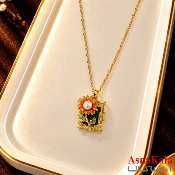گردنبند پینترستی دخترانه استیل 316 مدل ستاره فانتزی کد GNB162853W