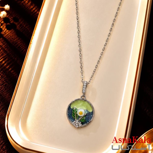 گردنبند پینترستی دخترانه استیل 316 مدل ستاره فانتزی کد GNB16266W