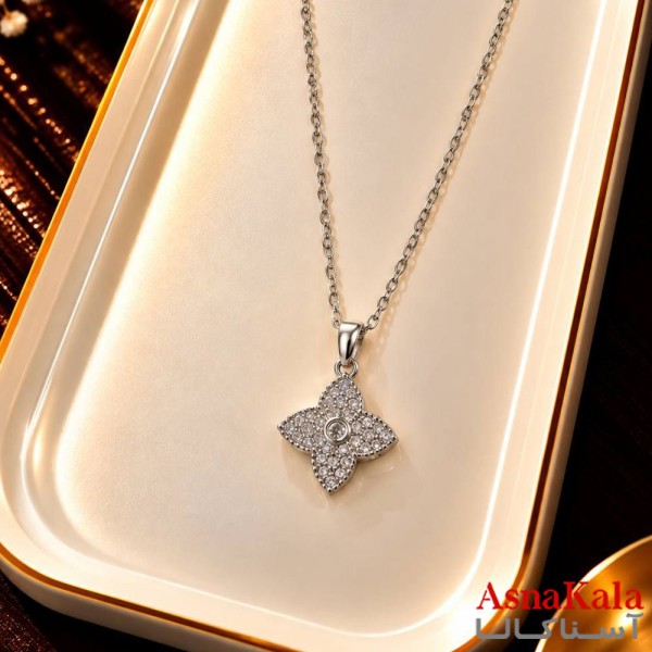 گردنبند پینترستی دخترانه استیل 316 مدل ستاره فانتزی کد GNB16267W