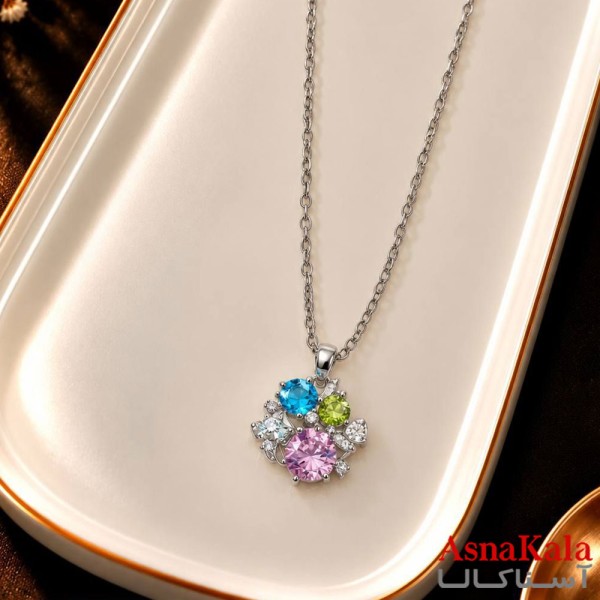 گردنبند پینترستی دخترانه استیل 316 مدل ستاره فانتزی کد GNB16297W