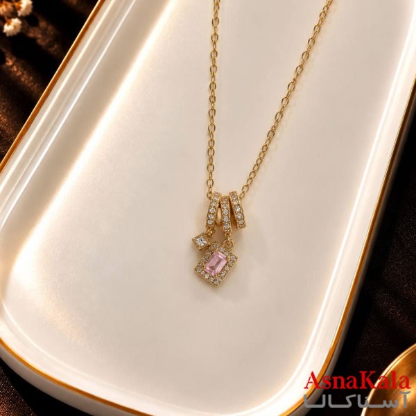 گردنبند پینترستی دخترانه استیل 316 مدل ستاره فانتزی کد GNB16303W