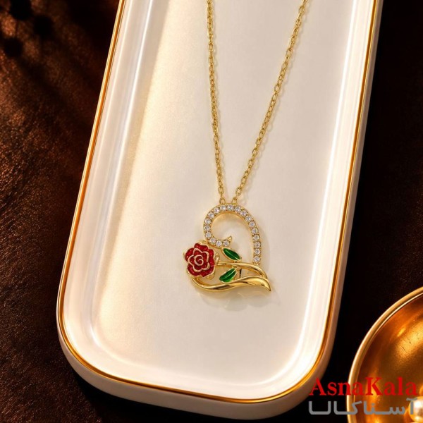 گردنبند پینترستی دخترانه استیل 316 مدل ستاره فانتزی کد GNB16309W