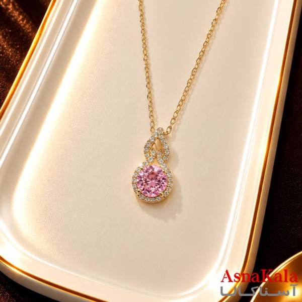گردنبند پینترستی دخترانه استیل 316 مدل ستاره فانتزی کد GNB16324W