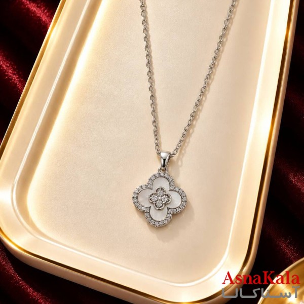 گردنبند پینترستی دخترانه استیل 316 مدل ستاره فانتزی کد GNB16335W