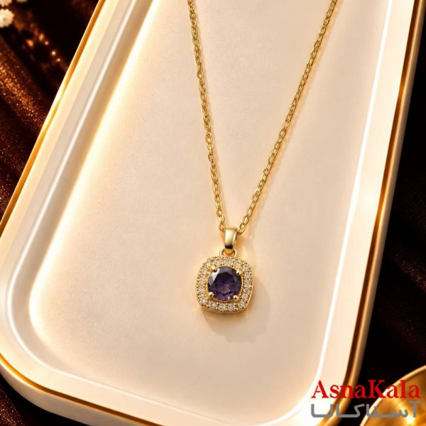 گردنبند پینترستی دخترانه استیل 316 مدل ستاره فانتزی کد GNB16344W