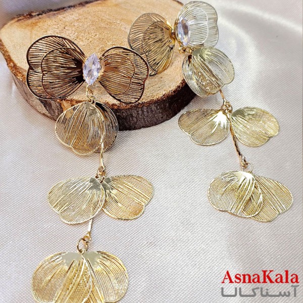 گوشواره فانتزی  مدل رنگی دخترانه  کد GSH15121933W