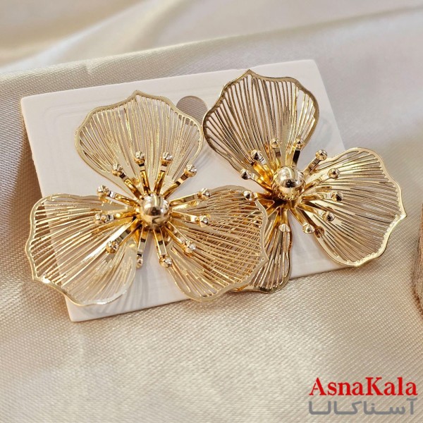 گوشواره فانتزی  مدل گل دخترانه  کد GSH15121947W