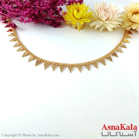 پابند طلایی مثلث زنانه برند وای اس ایکس کد PNB1704W