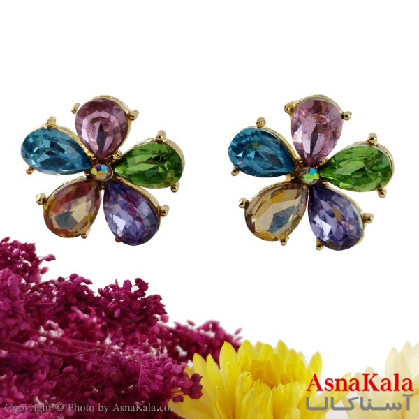 گوشواره آویز نگین دار سواروسکی  SWAROVSKI کد GSH1521W - آسنا کالا