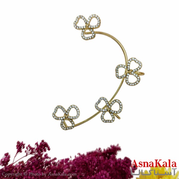 گوشواره ایرکاف برند فشن کد GSH1565W - آسنا کالا