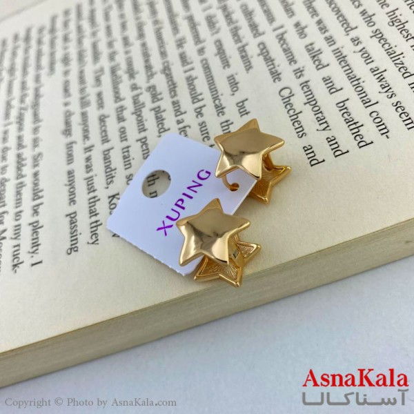 گوشواره زنانه مدل ستاره برند ژوپینگ کد GSH1592W - اسنا کالا