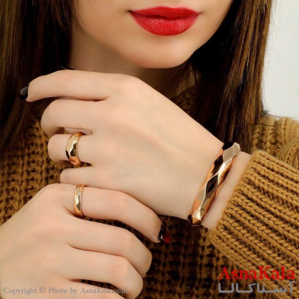 دستبند النگویی  ژوپینگ کد DSB1822W - آسنا کالا