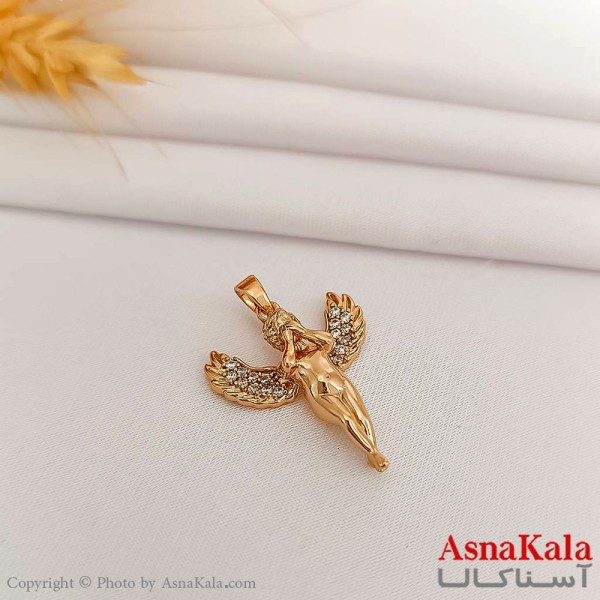 گردنبند زنانه ژوپینگ مدل فرشته کودک کد GNB16100W -آسناکالا