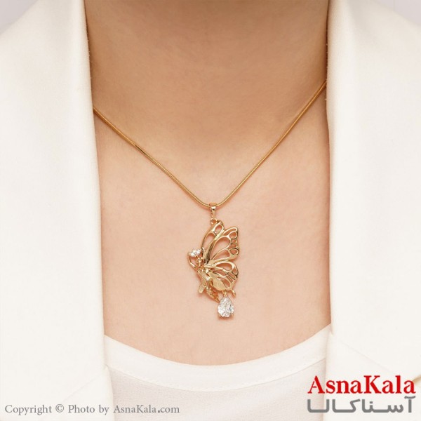 گردنبند زنانه ژوپینگ مدل فرشته کد GNB16132W -اسنا کالا
