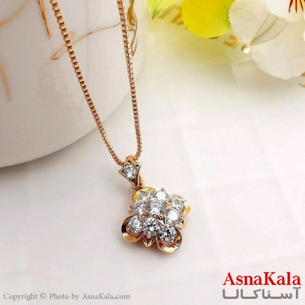 گردنبند زنانه ژوپینگ کد GNB16133W -آسناکالا