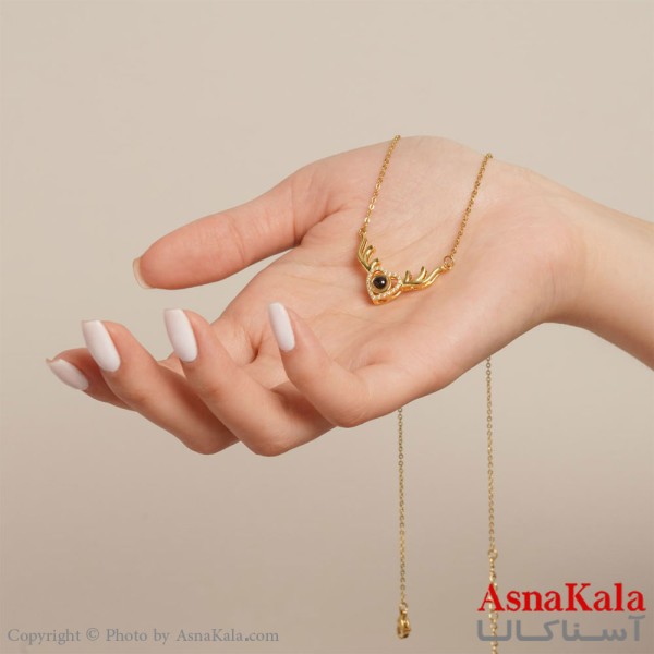 گردنبند تلسکوپی دوستت دارم به صد زبان دنیا کد GNB16143W - آسناکالا