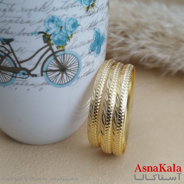 النگوی بچه گانه طلاروس سایز 6میل کد DSB1860W - آسناکالا