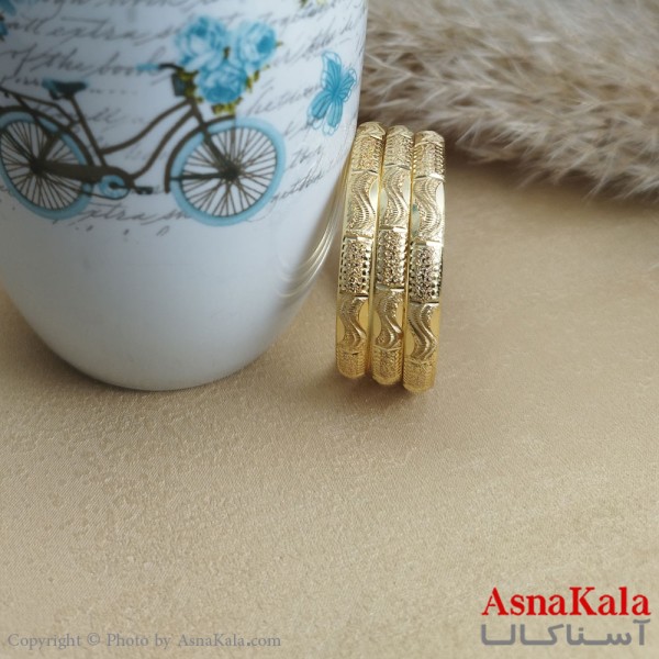 النگوی بچه گانه طلاروس سایز 6میل کد DSB1861W - آسناکالا
