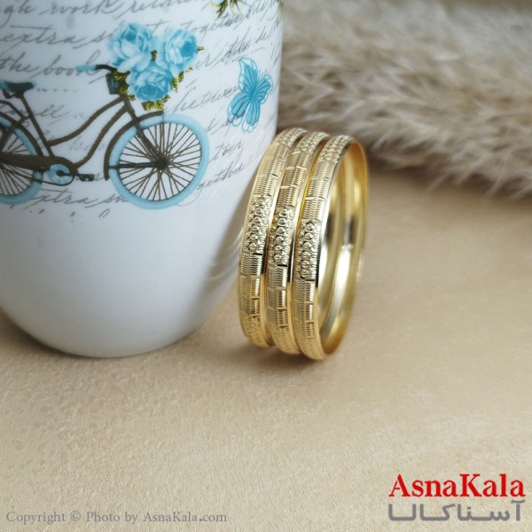 النگوی بچه گانه طلاروس سایز 6میل کد DSB1862W - آسناکالا
