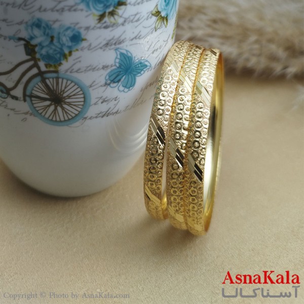 النگوی زنانه طلاروس سایز 6میل کد DSB1863W - آسناکالا