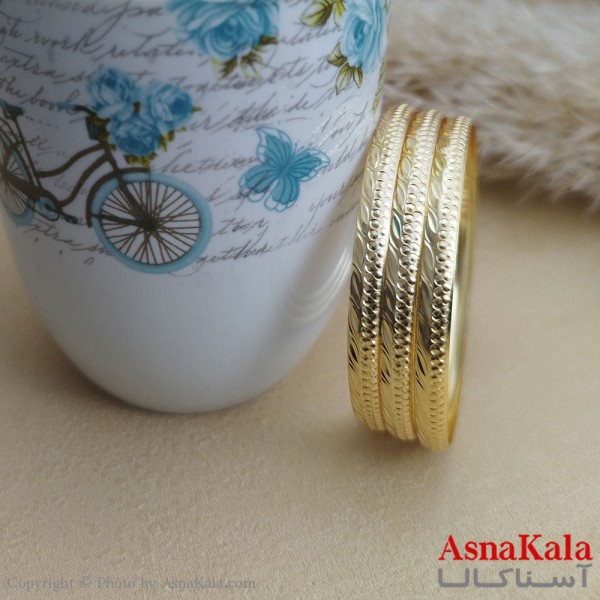 النگوی زنانه طلاروس سایز 6میل کد DSB1864W - آسناکالا