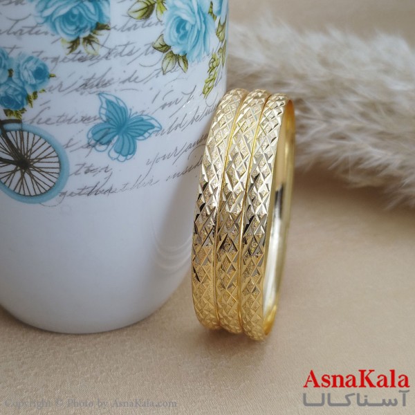 النگوی زنانه طلاروس سایز 6میل کد DSB1865W - آسناکالا