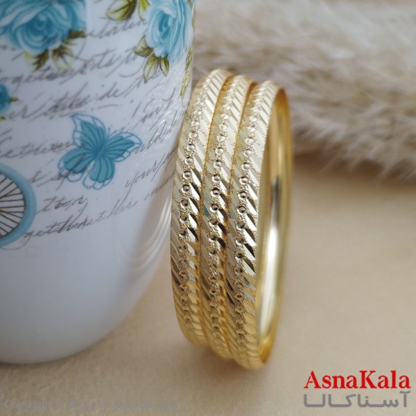 النگوی زنانه طلاروس سایز 6میل کد DSB1869W - آسناکالا