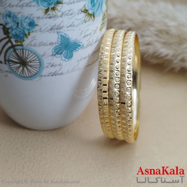 النگوی زنانه طلاروس سایز 6میل کد DSB1872W - آسناکالا