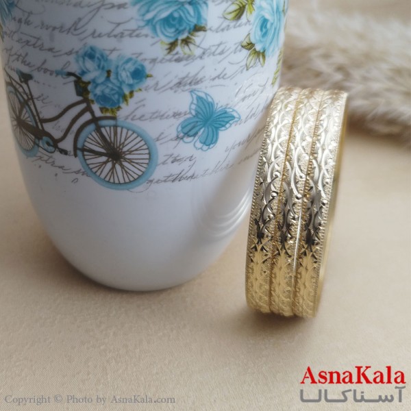 النگوی زنانه طلاروس سایز 6میل برند NG کد DSB1879W - آسناکالا