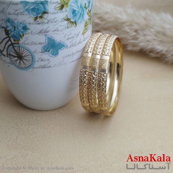 النگوی زنانه طلاروس سایز 6میل برند NG کد DSB1881W - آسناکالا