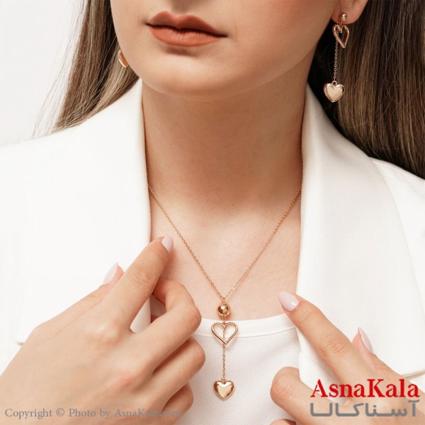 نیم ست قلب شوپینگ XUPING کد NIM1446W - آسناکالا