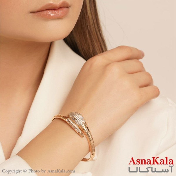 دستبند مدل مار برند ژوپینگ Xuping Bracelet Worm کد DSB1883W - آسنا کالا