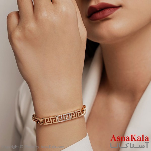 دستبند مدل ورساچه برند ژوپینگ Xuping Bracelet Versace کد DSB1894W