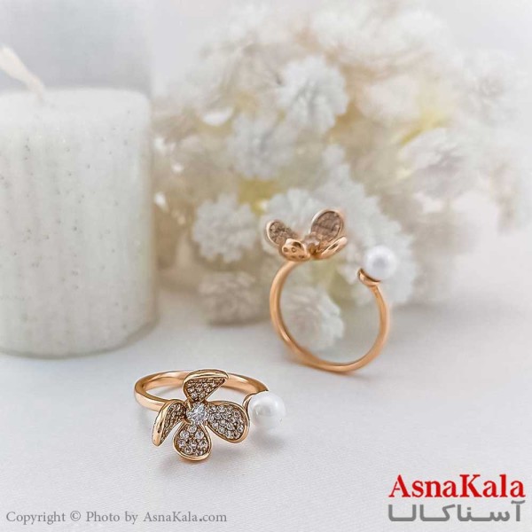 انگشتر ژوپینگ مدل مروارید Xuping Ring Pearl کد ANG1956W