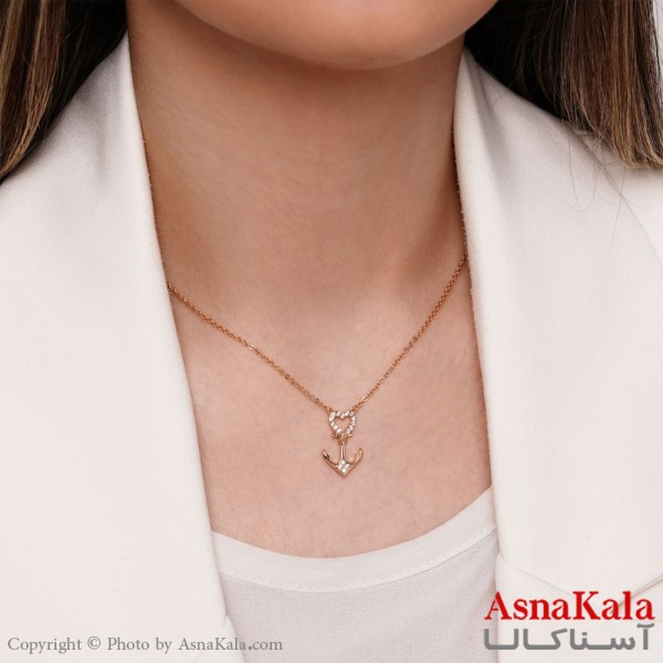 گردنبند ژوپینگ مدل لنگر Xuping Necklace Anchor کد GNB16176W