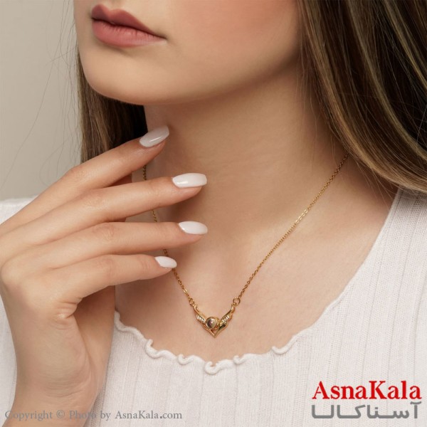 گردنبند تلسکوپی دوستت دارم به صد زبان دنیا طرح بال کد GNB16192W