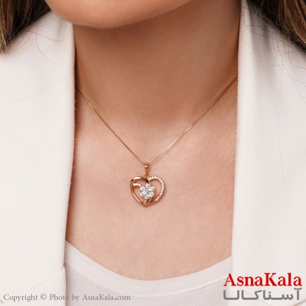 گردنبند ژوپینگ طرح قلب Xuping Necklace کد GNB16202W