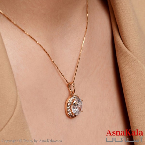 گردنبند ژوپینگ نگین سواروسکی Xuping Necklace Swarovski کد GNB16205W