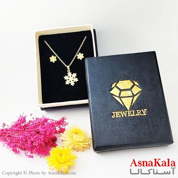 نیمست استیل زنانه طرح برف کد NIM1470W