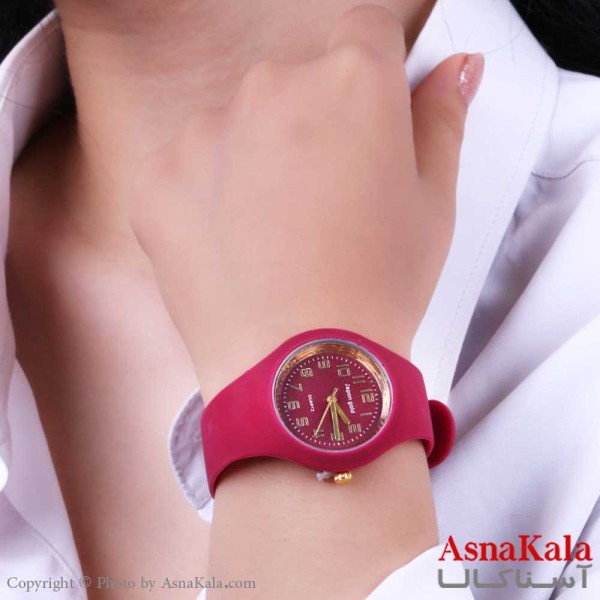 ساعت مچی عقربه ای زنانه ژاپن طلایی کد WTCH1100W