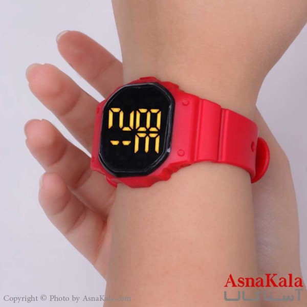 ساعت مچی دیجیتال زنانه بند سیلیکونی DIGITAL WATCH کد WTCH1106W