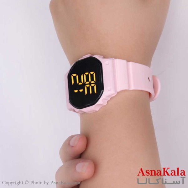 ساعت مچی دیجیتال زنانه بند سیلیکونی DIGITAL WATCH کد WTCH1107W