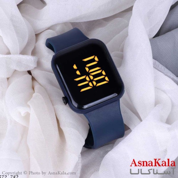 ساعت مچی دیجیتال زنانه بند سیلیکونی DIGITAL WATCH کد WTCH1114W