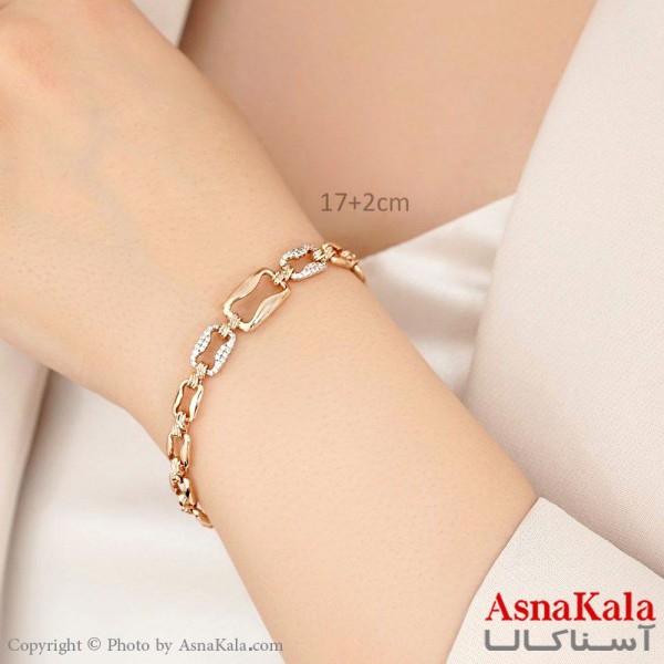 دستبند شوپینگ مدل نگین دار Xuping Bracelet Gem کد DSB18180W
