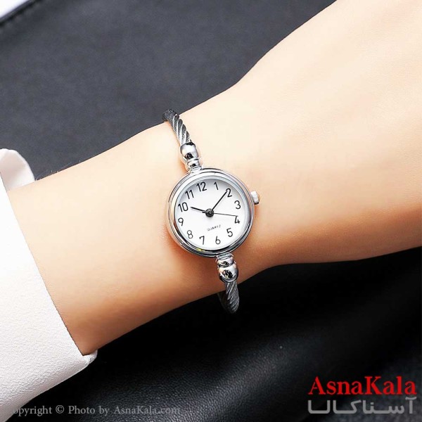 ساعت مچی عقربه ای زنانه  مدل بنگل جنوا  BANGLE GENEVA WATCH WOMEN کد WTCH1151W