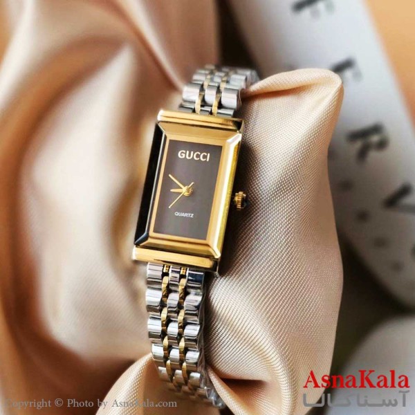 ساعت گوچی زنانه مقاوم دربرابر آب و موتور کوارتز و رنگ ثابت کد WTCH1155W