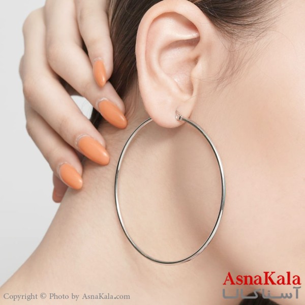گوشواره حلقه ای زنانه استیل 316 کد GSH15229W